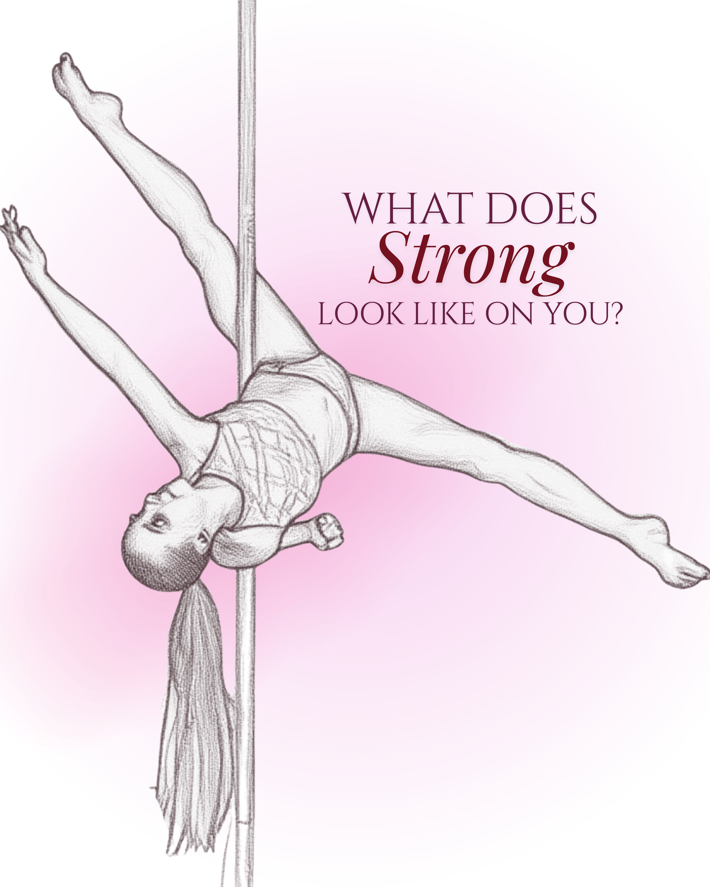 What Does Strong Look Like on You? — Art Print (30×40 cm)